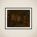 Drinking Bout in a Tavern framed