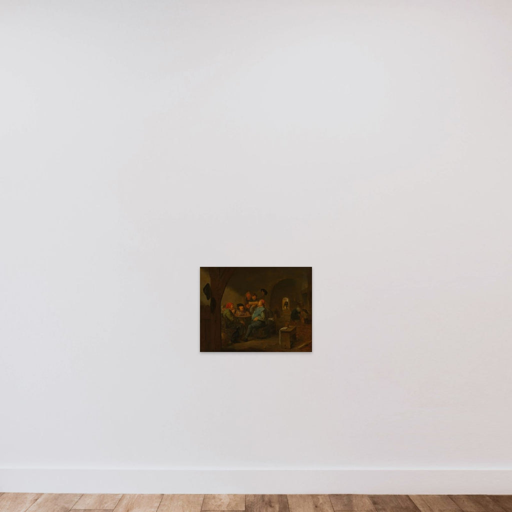 Drinking Bout in a Tavern unframed — shown to scale