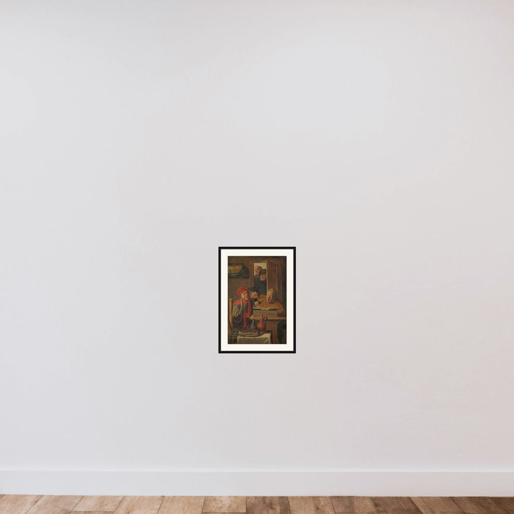 Musical Company framed — shown to scale