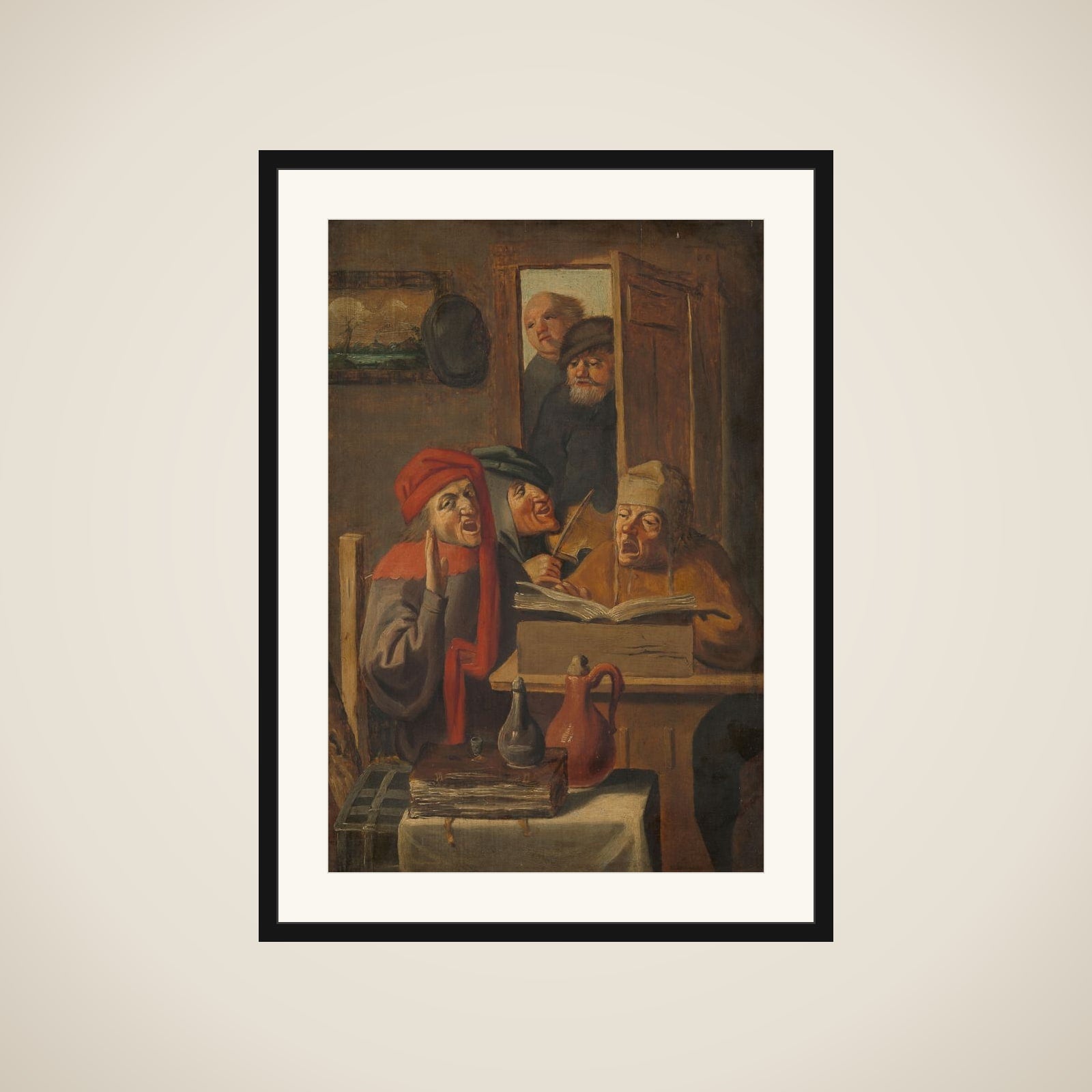 Musical Company framed