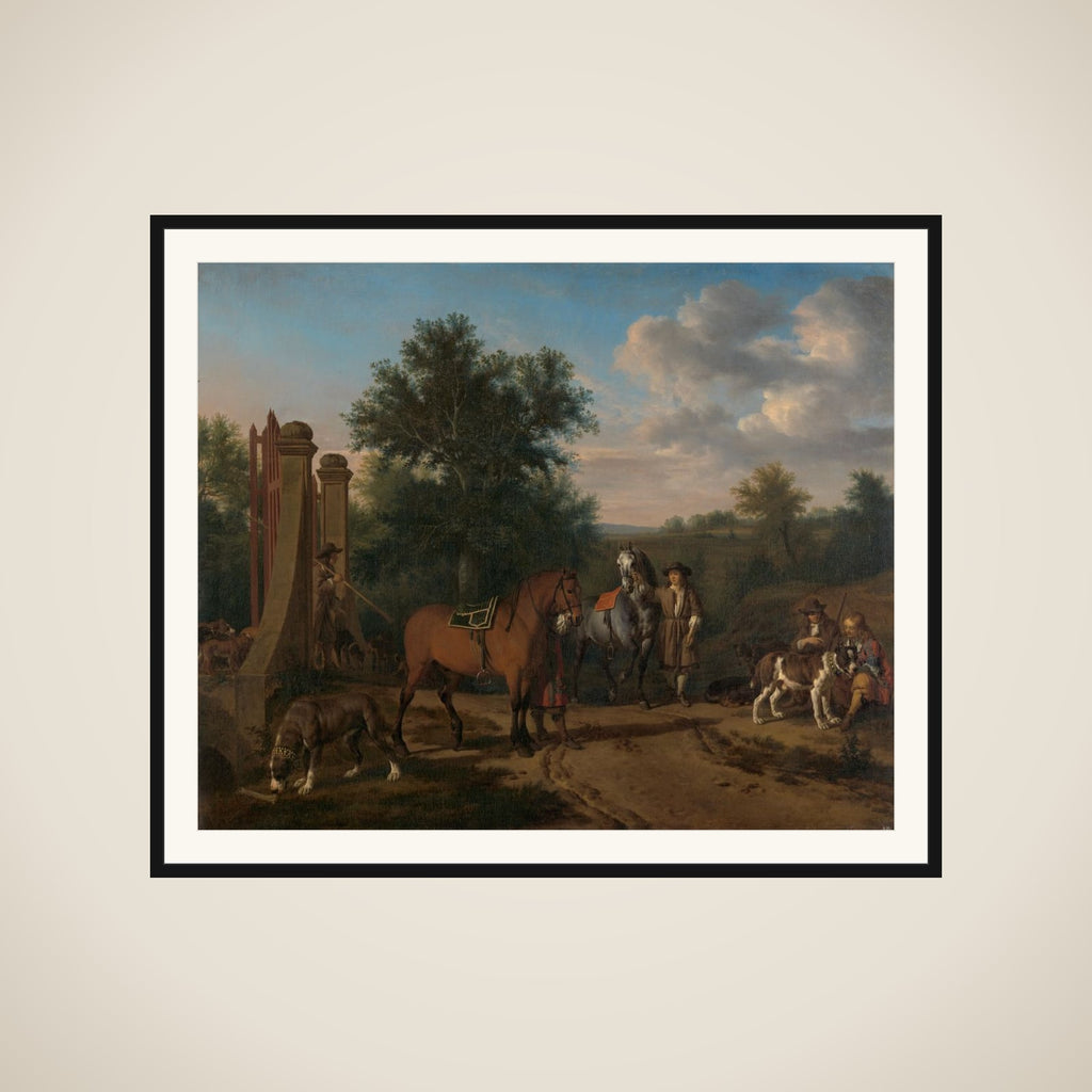 The Hunting Party framed
