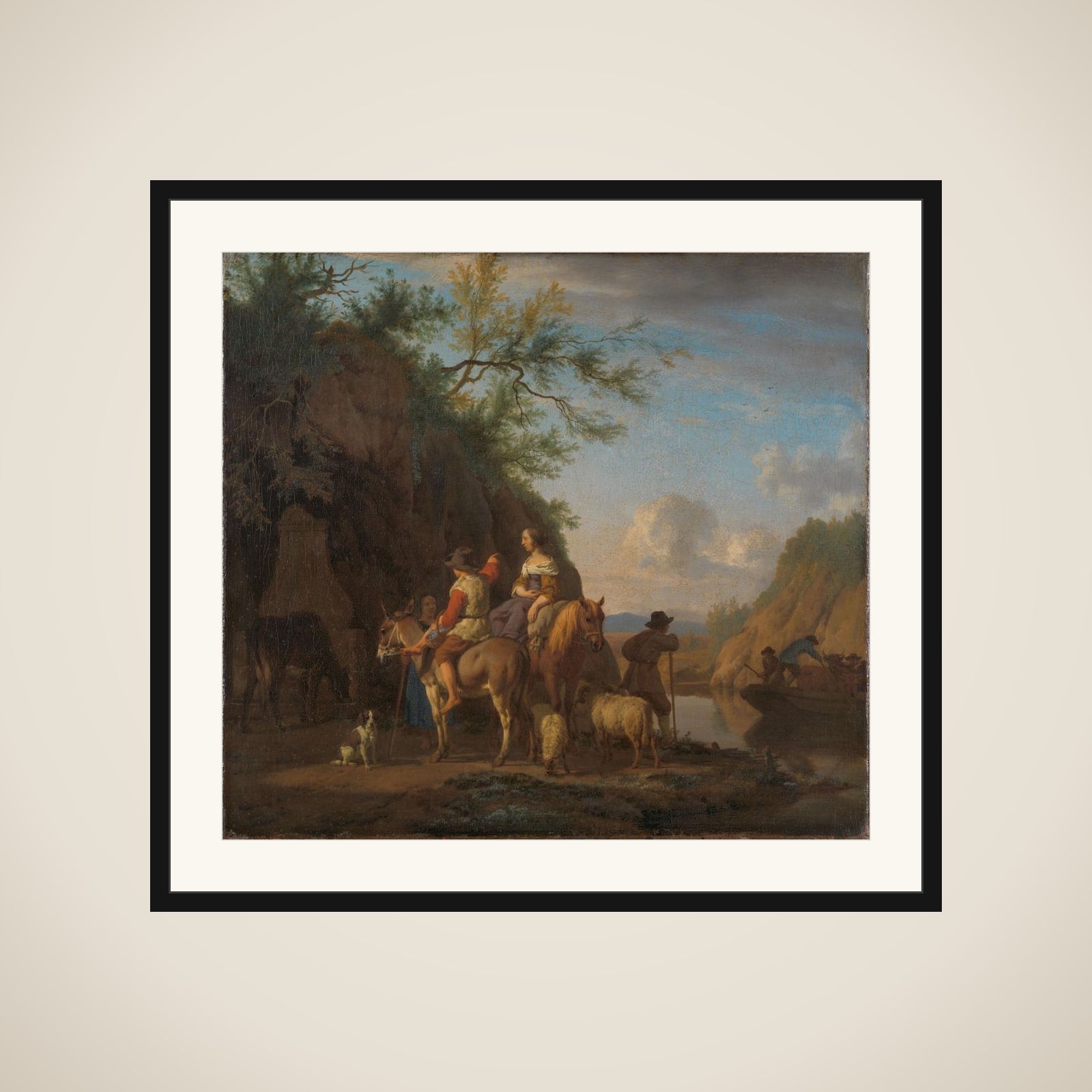 Ferry Boat framed