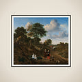 Portrait of a Couple with Two Children and a Nursemaid in a Landscape framed