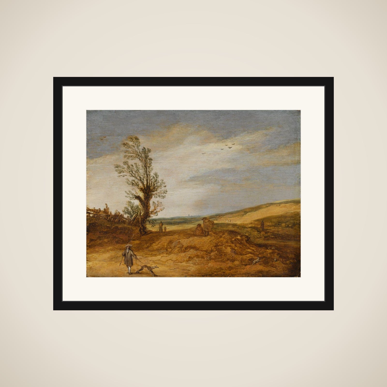 A View in the Dunes framed