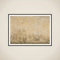 Battle between the Dutch and Swedish Fleets, in the Sound, 8 November 1658 framed