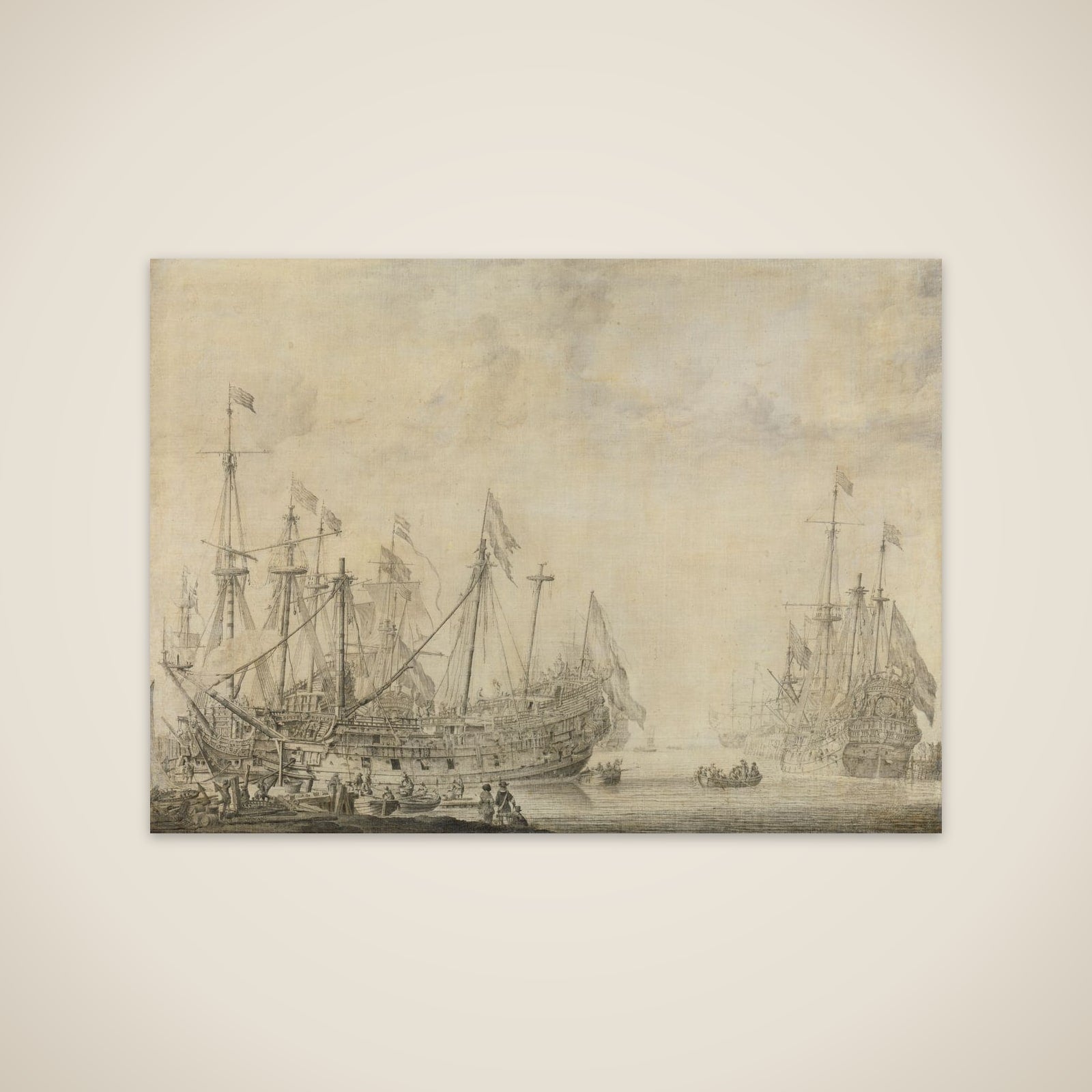 Ships after the Battle unframed print