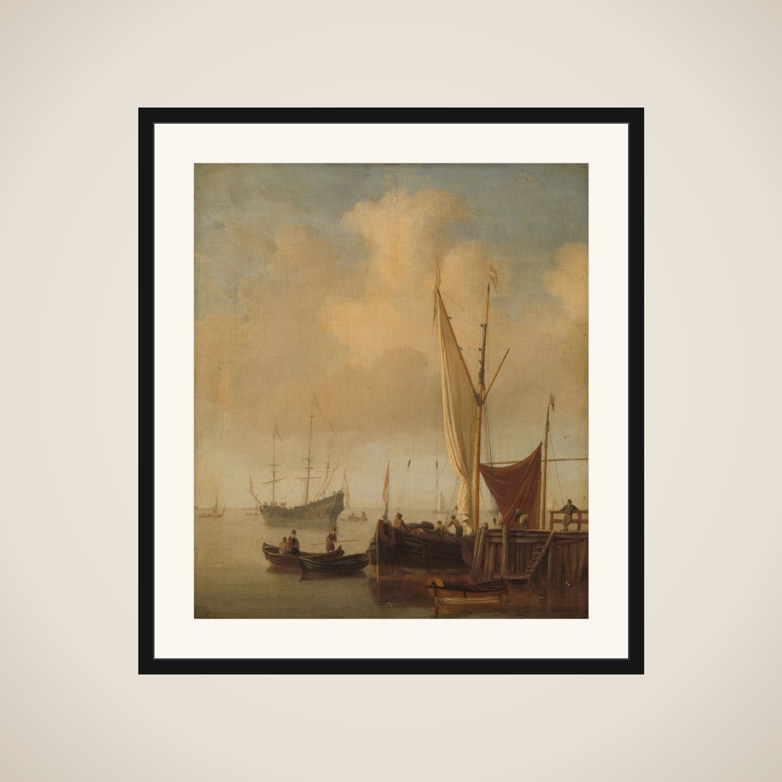 A Harbor framed