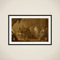 A Musical Party framed