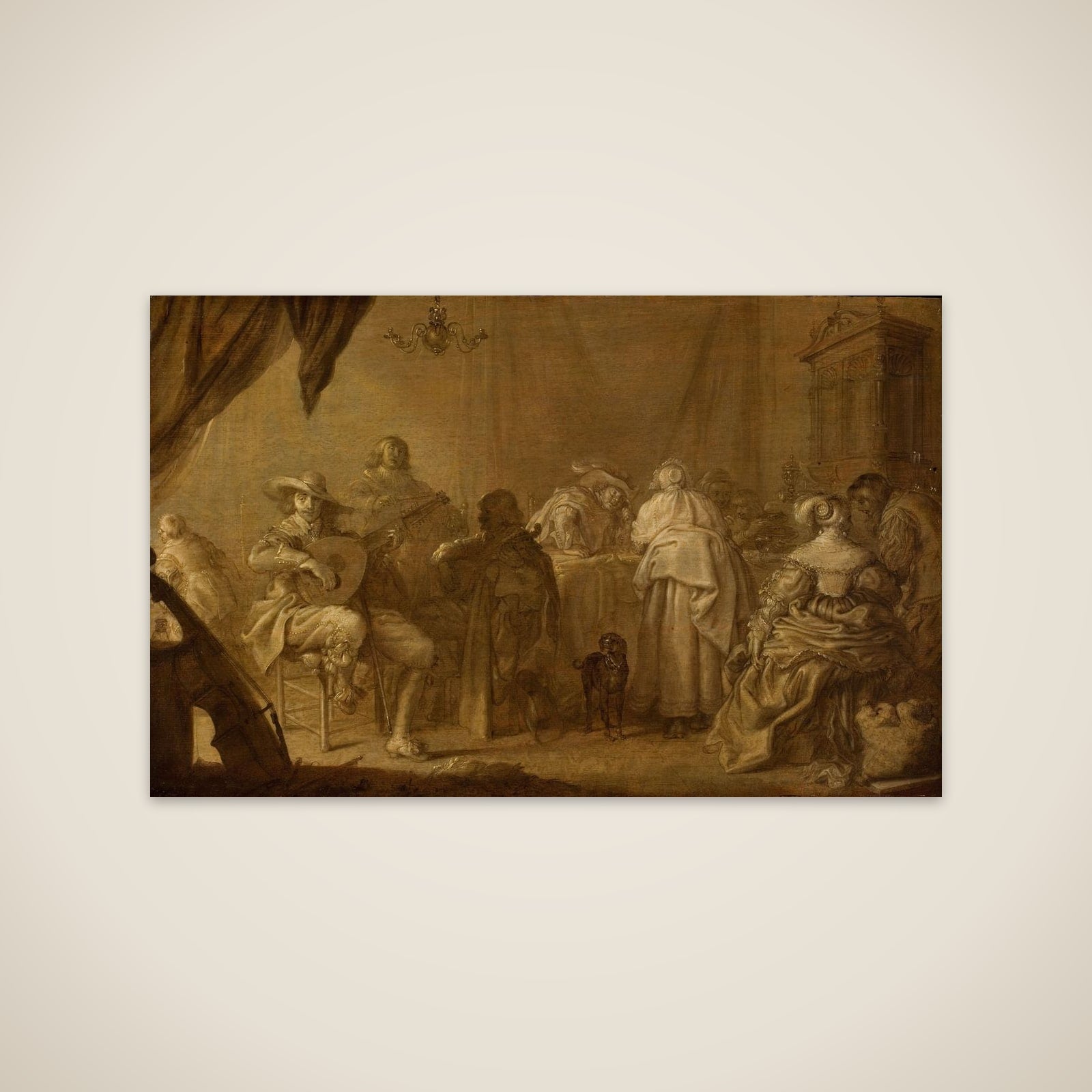 A Musical Party unframed print