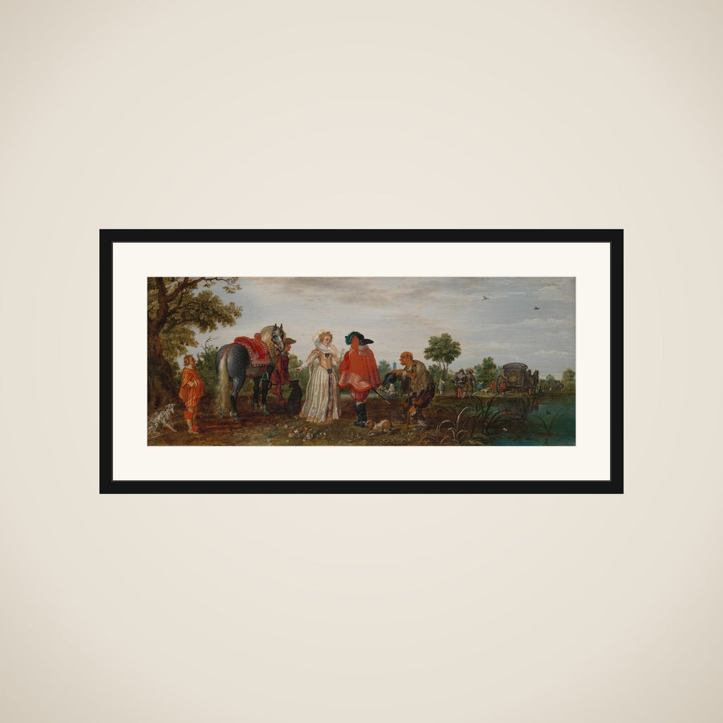 Spring (The Meeting) framed