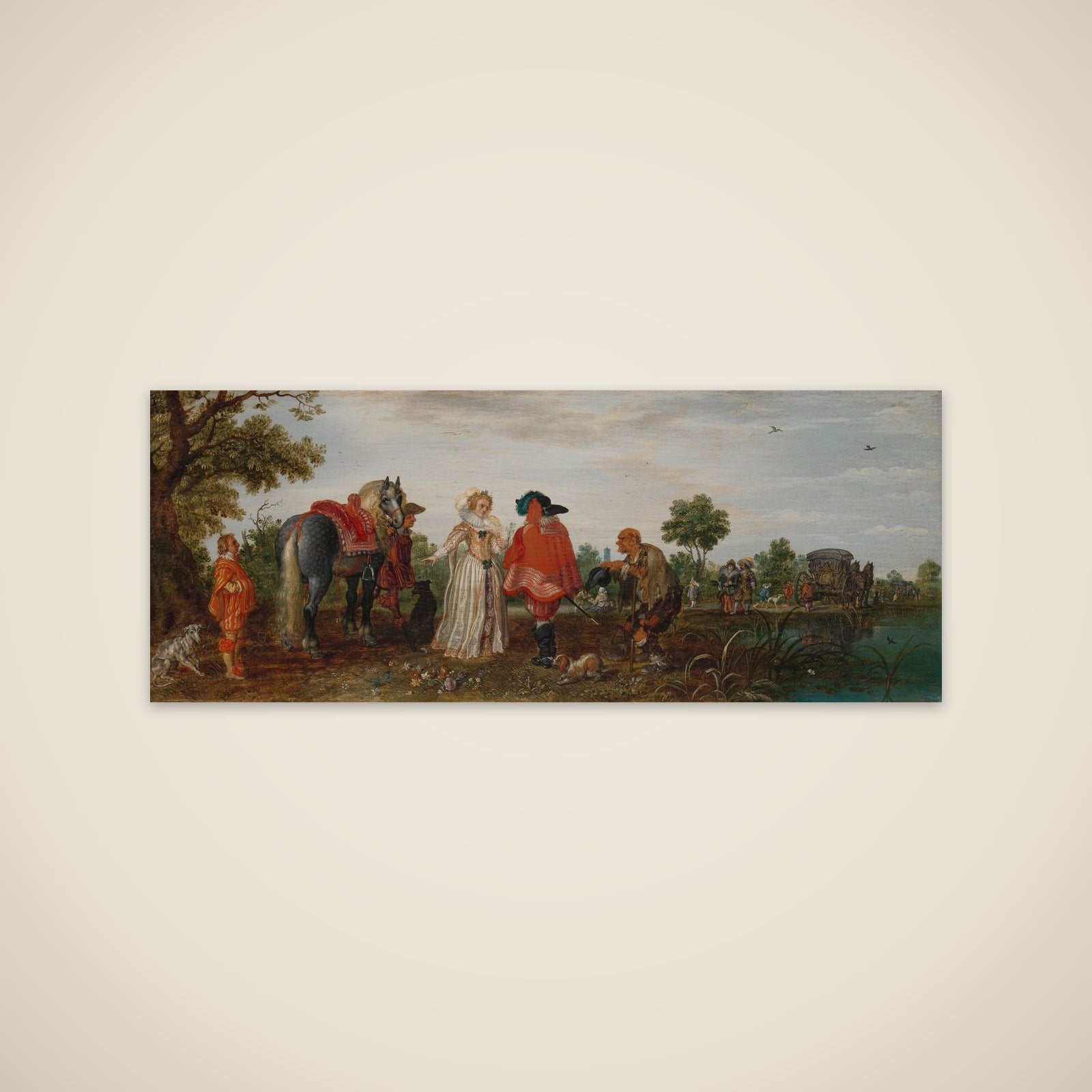Spring (The Meeting) unframed print