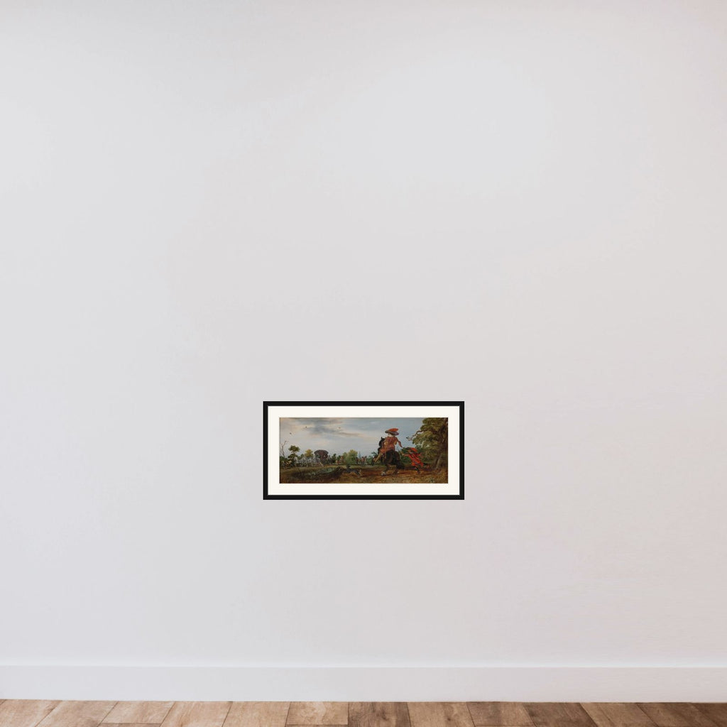 Summer (Greeting) framed — shown to scale