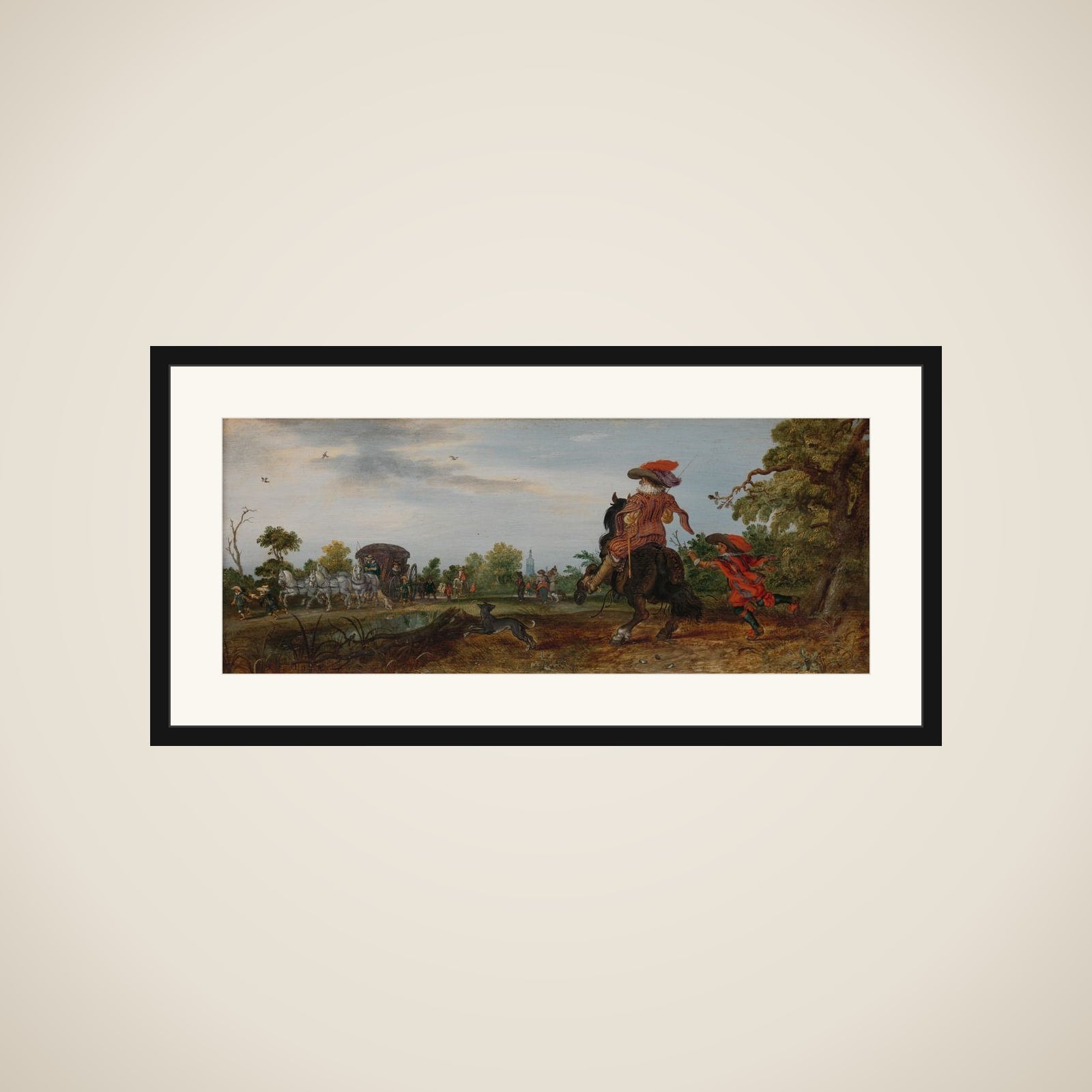 Summer (Greeting) framed