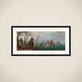Winter (Amusement on the Ice) framed