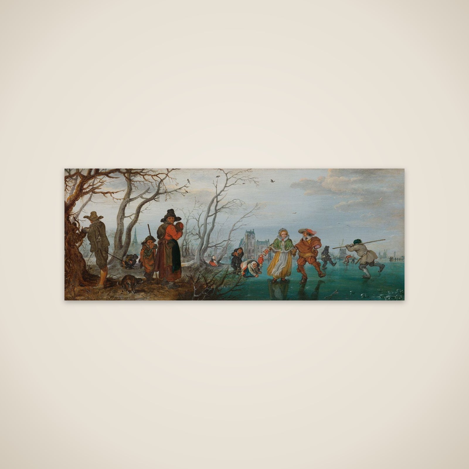 Winter (Amusement on the Ice) unframed print