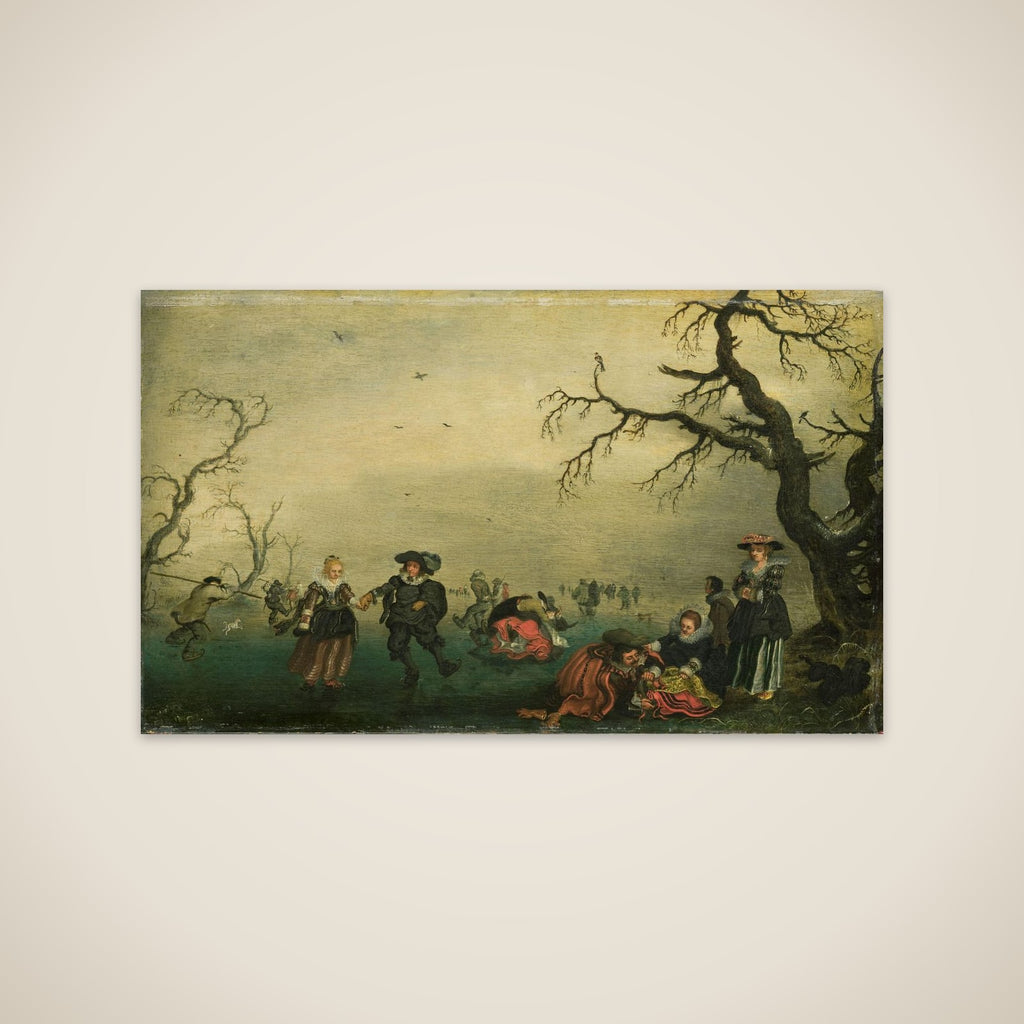 Ice Skaters unframed print