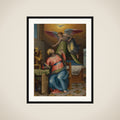 Annunciation to the Virgin framed