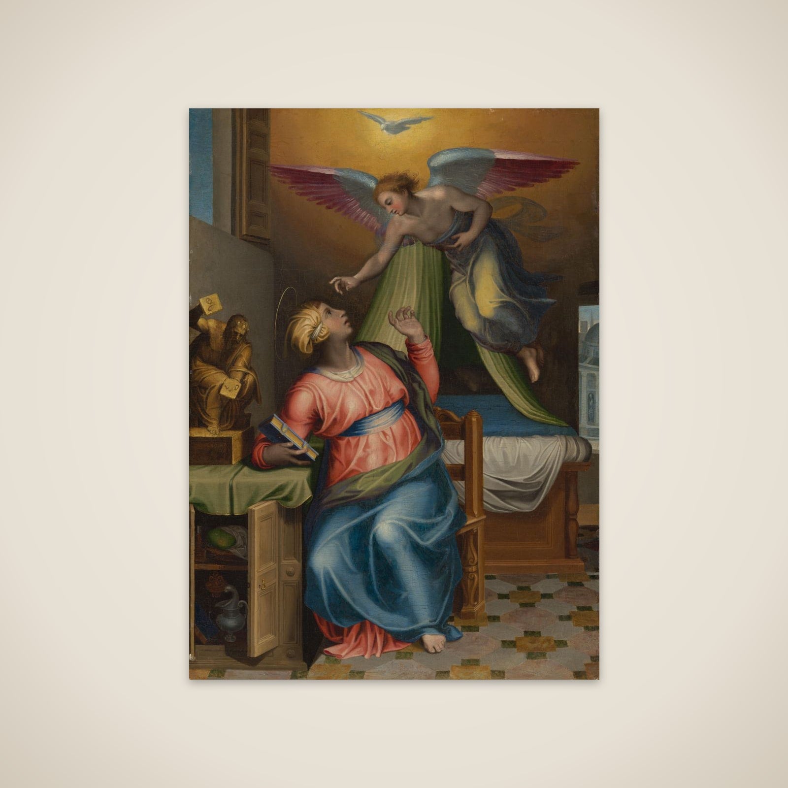 Annunciation to the Virgin unframed print