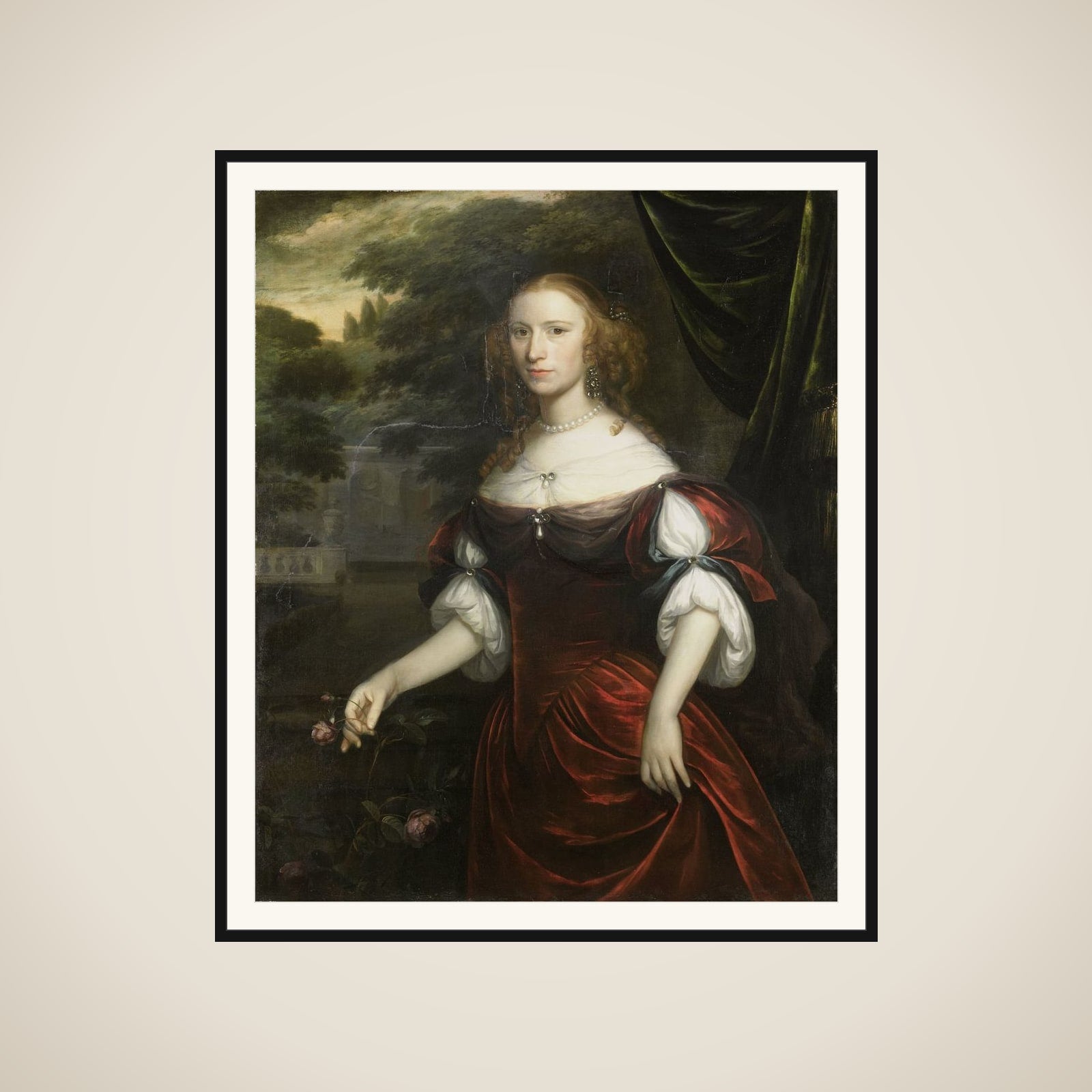 Portrait of a Woman framed