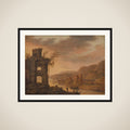 River Landscape framed