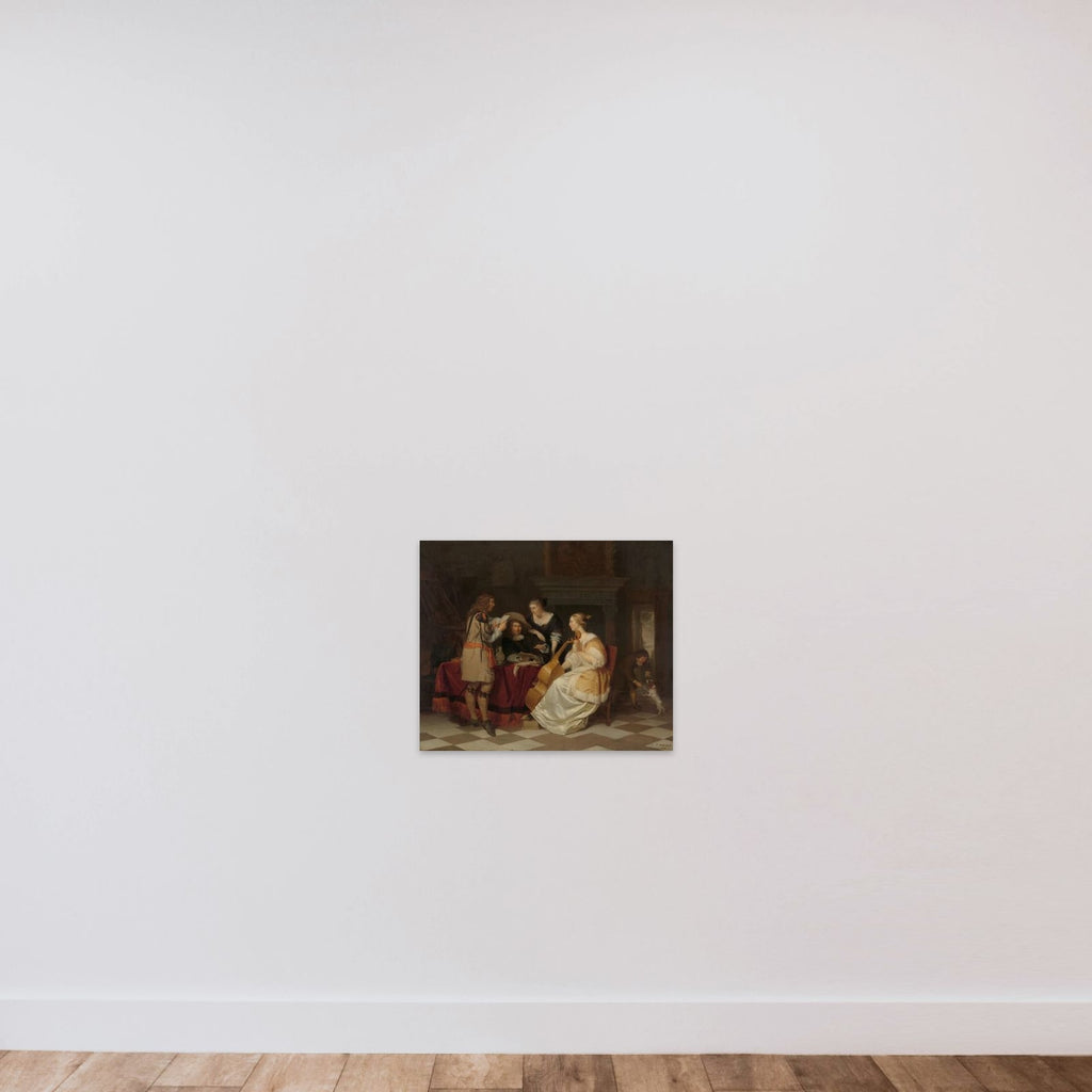 A Musical Company unframed — shown to scale