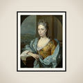 Portrait of Elisabeth van Riebeeck, Daughter of Abraham van Riebeeck, Wife of Gerard van Oosten framed