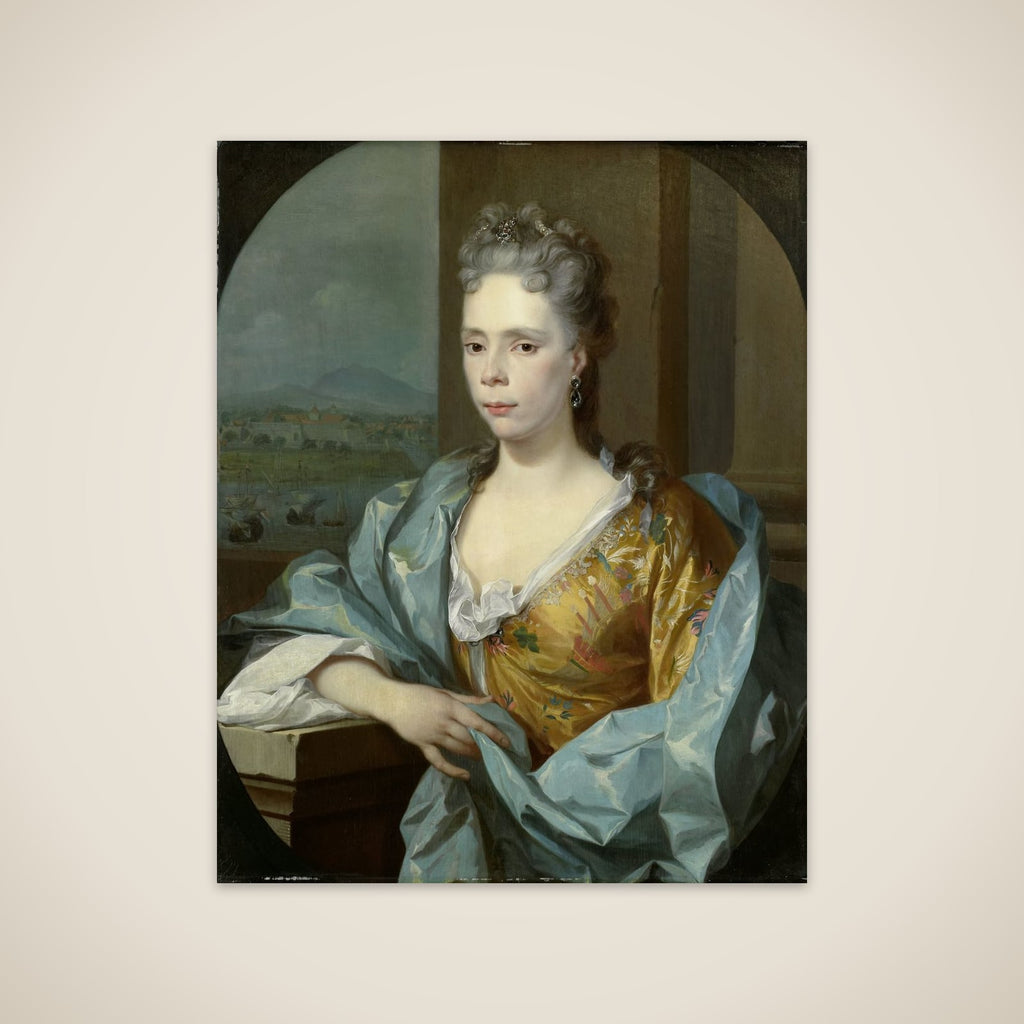 Portrait of Elisabeth van Riebeeck, Daughter of Abraham van Riebeeck, Wife of Gerard van Oosten unframed print