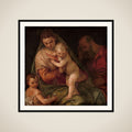 Holy Family with Young Saint John framed