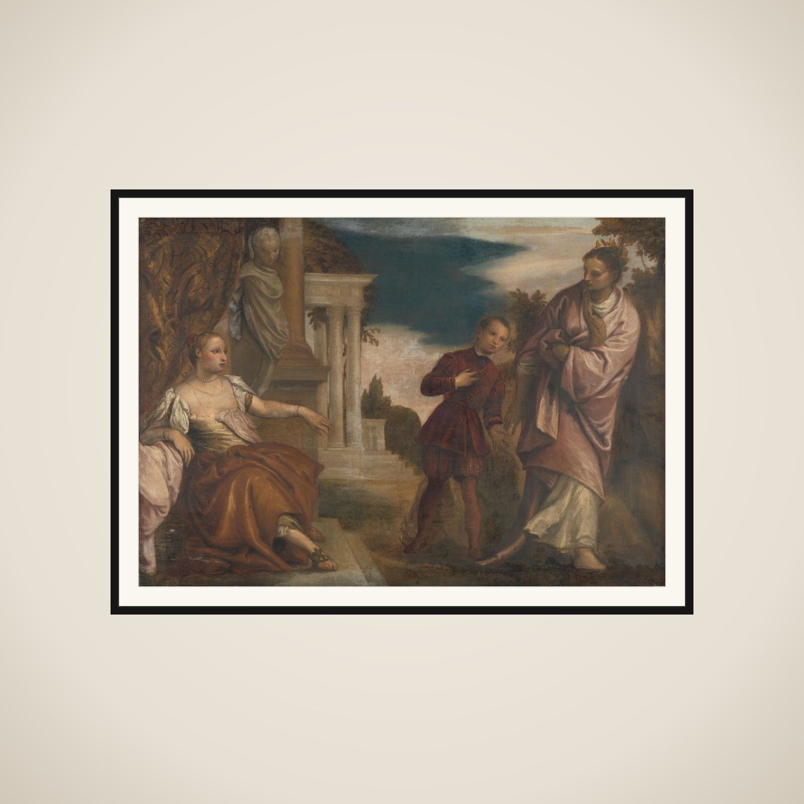 The Choice between Virtue and Passion framed