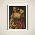 Venus and Cupid framed