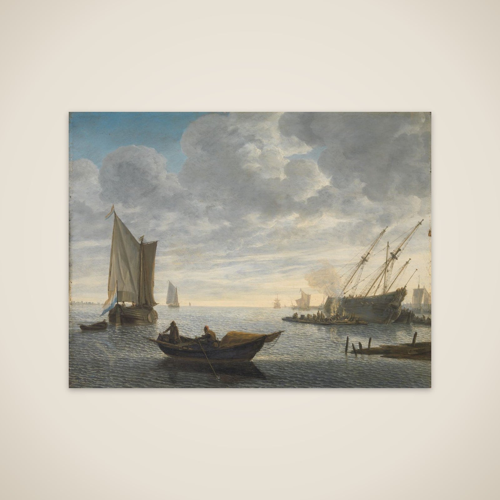 Caulking of a Vessel unframed print