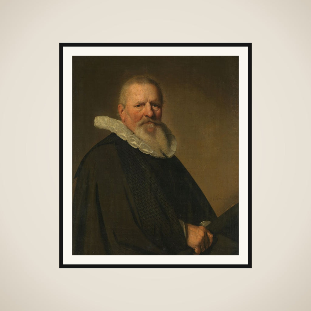Portrait of Pieter Jacobsz Schout (1570-1645) framed