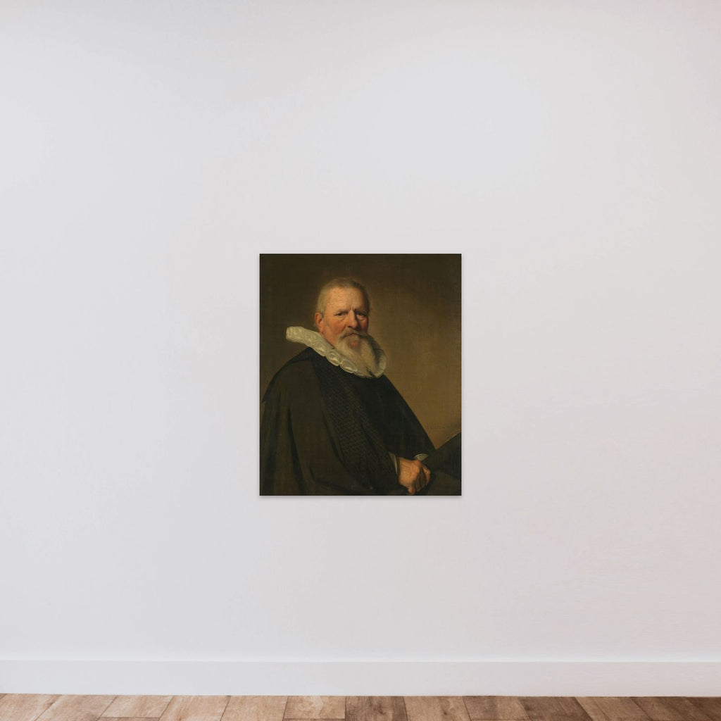 Portrait of Pieter Jacobsz Schout (1570-1645) unframed — shown to scale