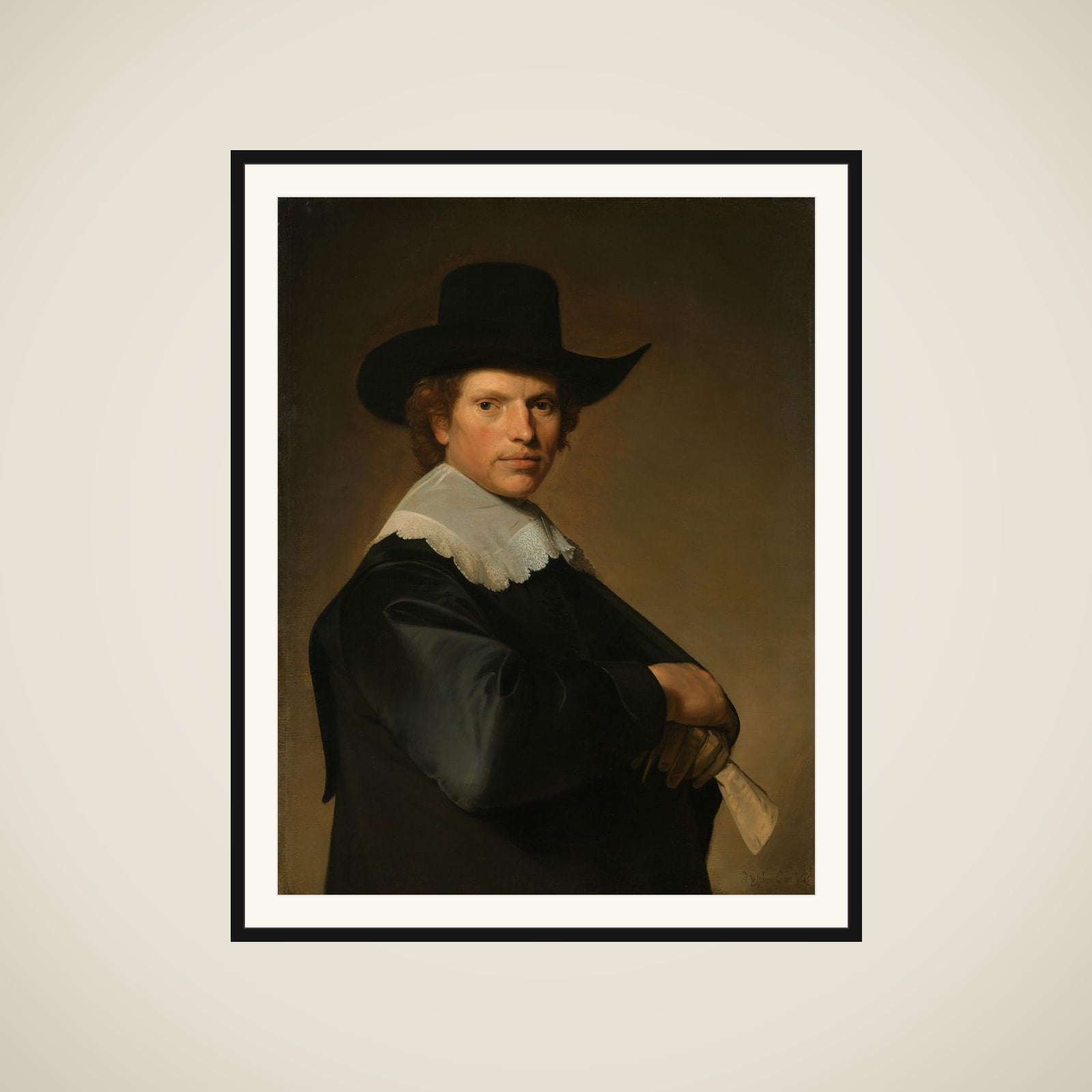 Portrait of a Man framed