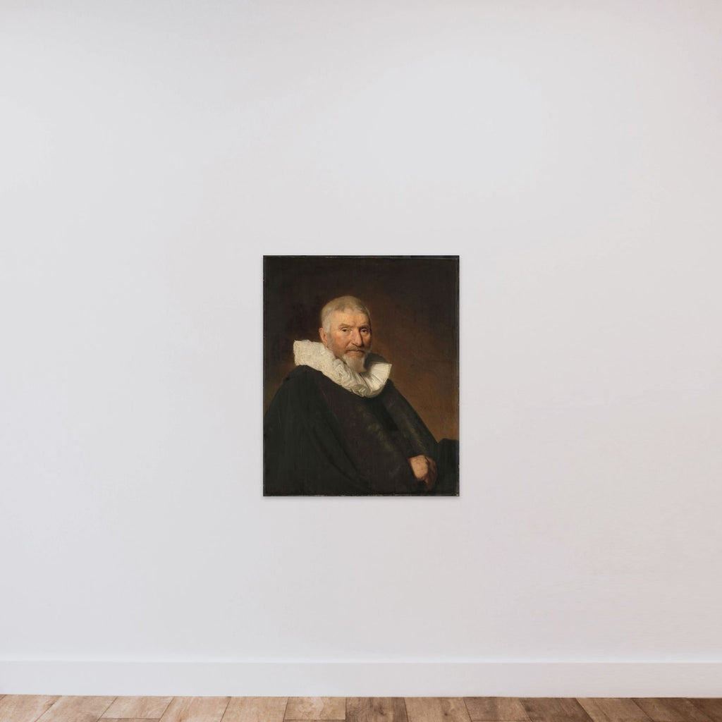 Portrait of Johan Gerritsz van Schoterbosch (c. 1564-1654) unframed — shown to scale