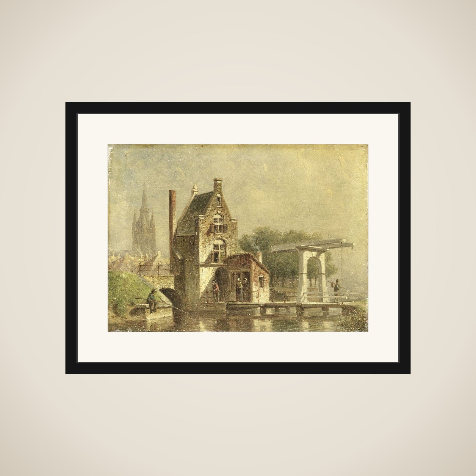 De Koepoort te Delft framed