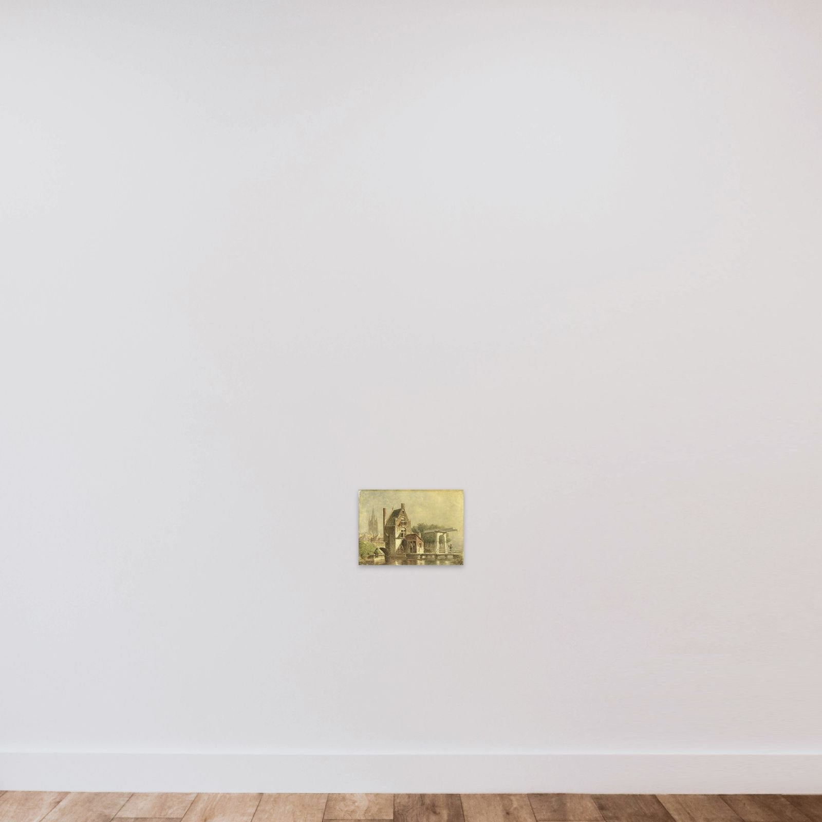 De Koepoort te Delft unframed — shown to scale