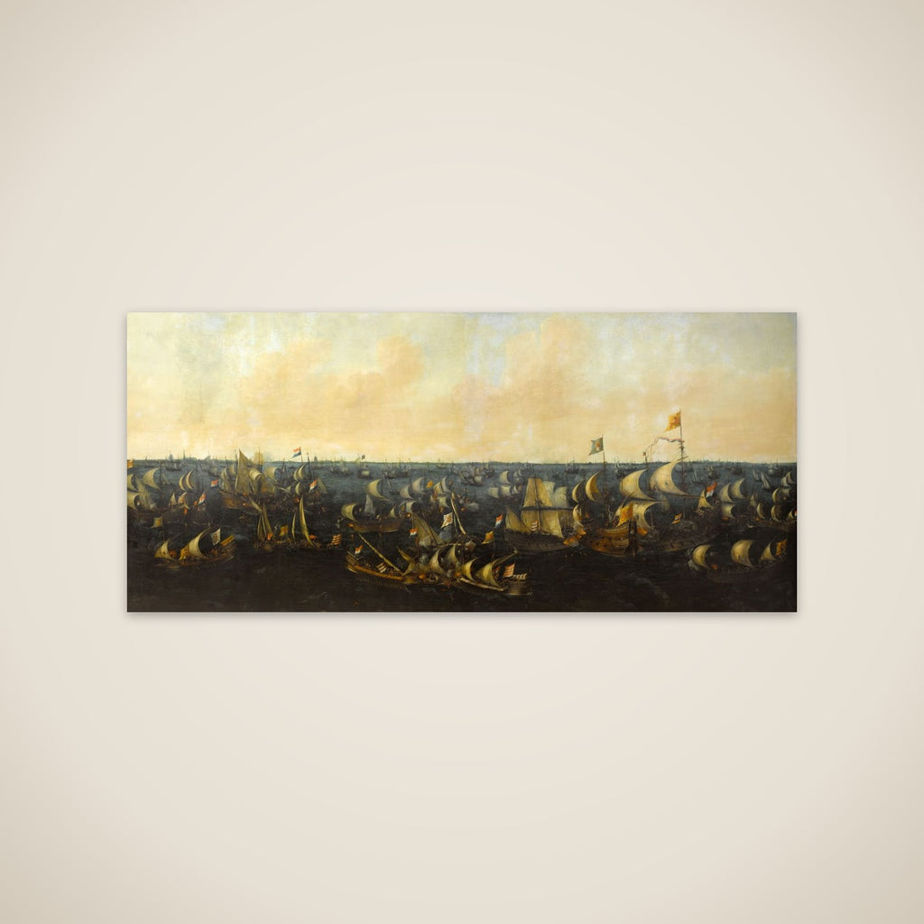 The Battle of the Zuider Zee, 6 October 1573 unframed print