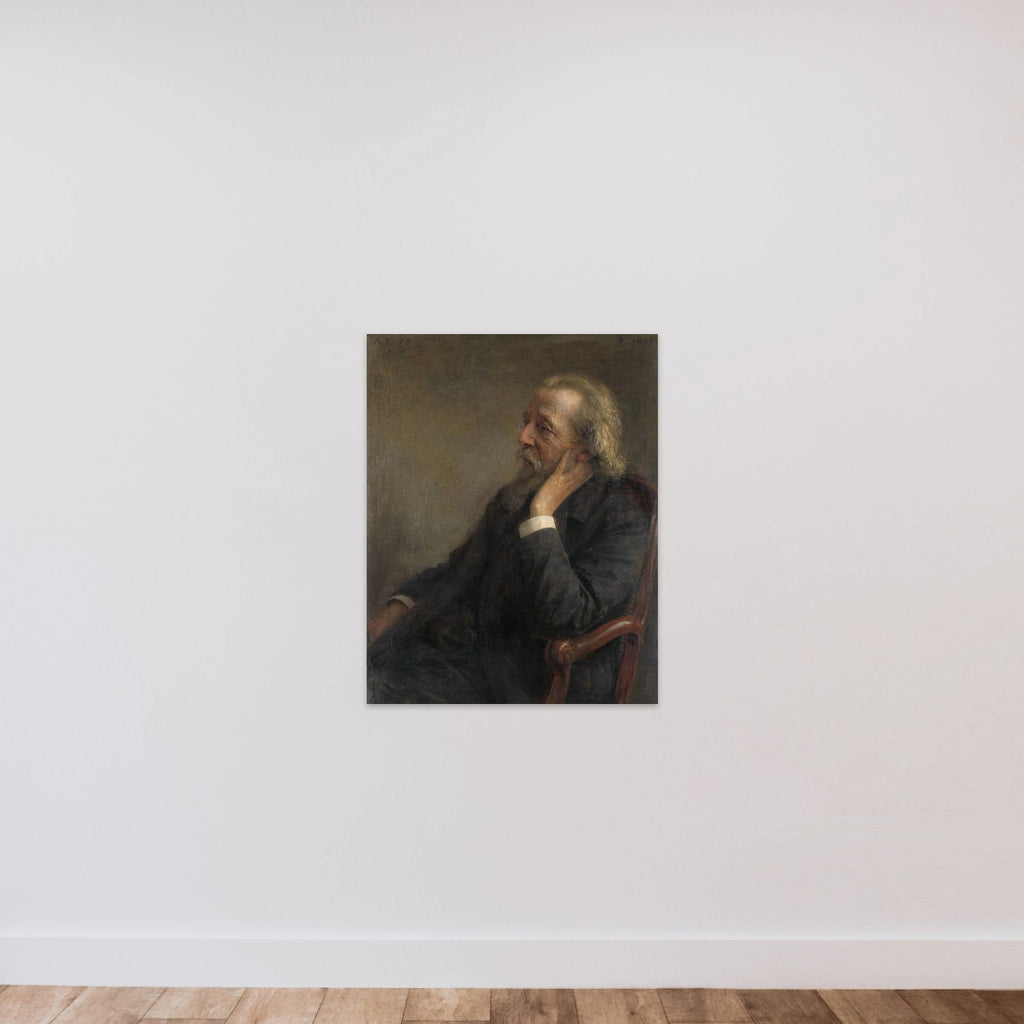 Portrait of Ds Petrus Hermannus Hugenholtz (1834-1911), oprichter van de Vrije Gemeente unframed — shown to scale
