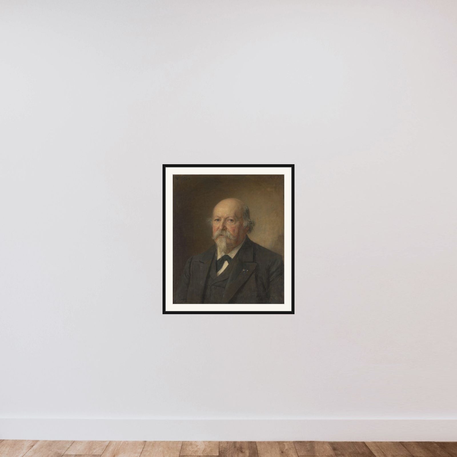 Johan Philip van der Kellen (1831-1906). Directeur van het Rijksprentenkabinet (1876-96) framed — shown to scale