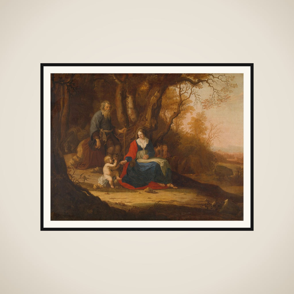 Rest on the Flight into Egypt framed