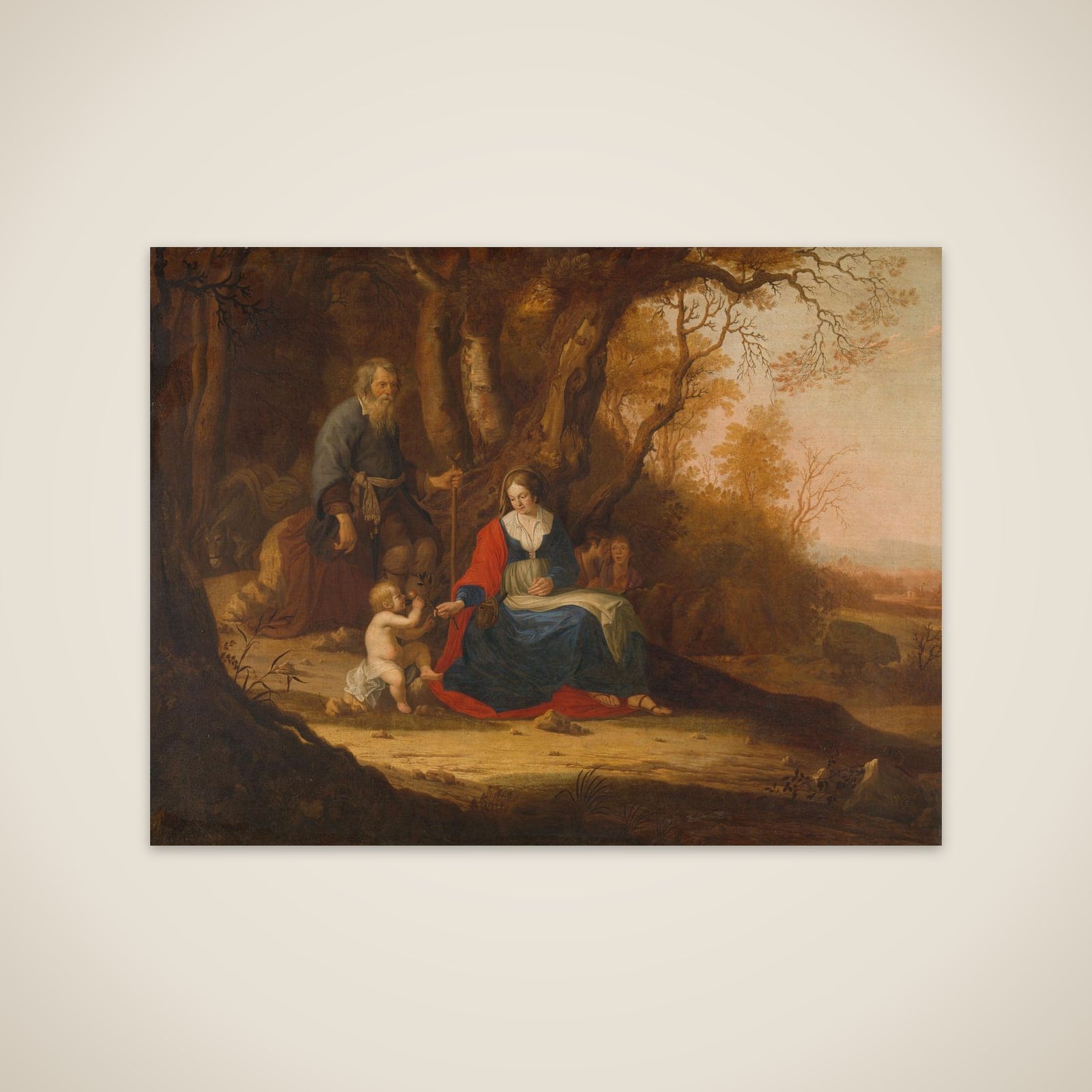 Rest on the Flight into Egypt unframed print