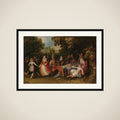 The Fête Champêtre framed