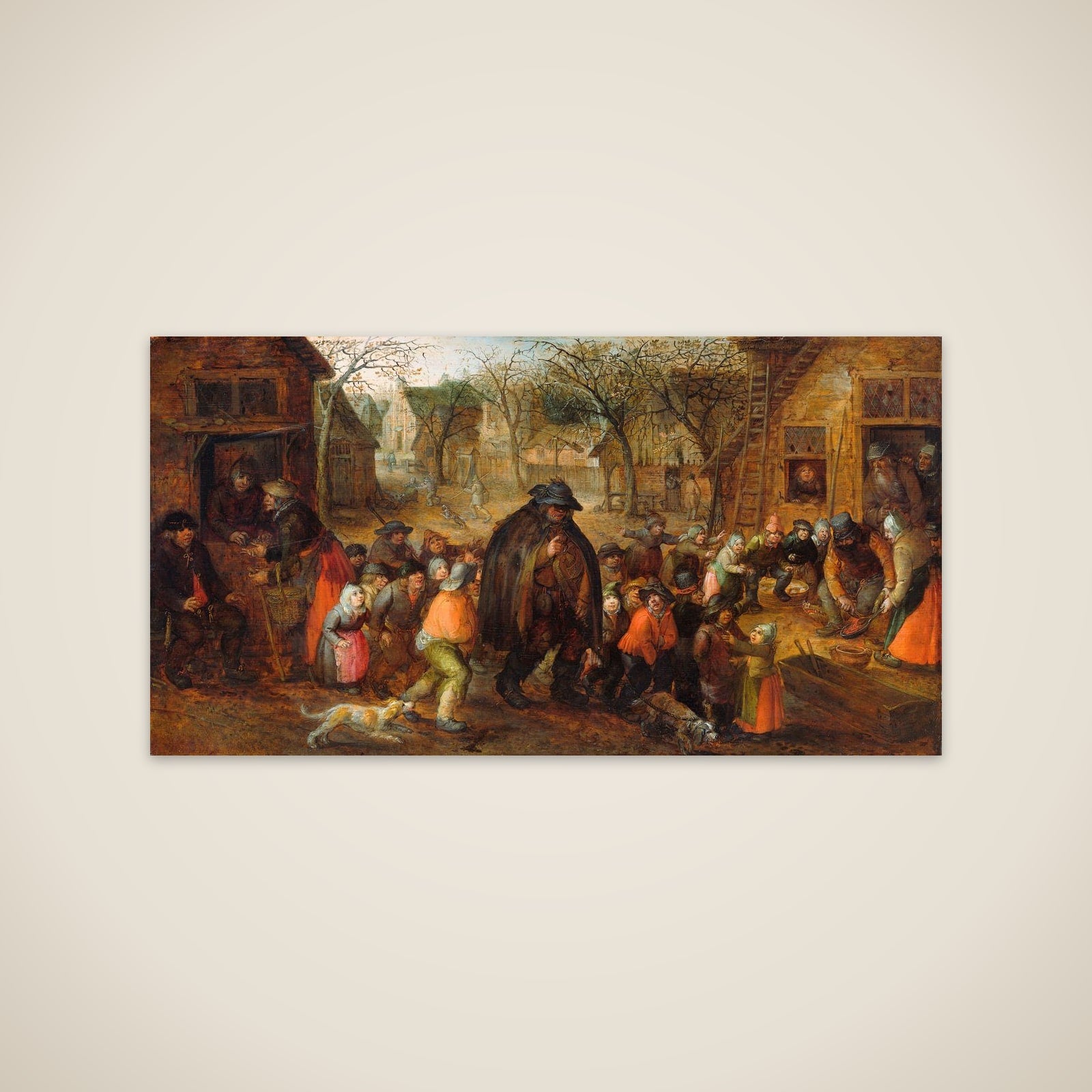 Blind Hurdy-Gurdy Player unframed print