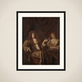 Hadriaan Beverland, Writer of Theological Works and Satirist, with a Prostitute framed