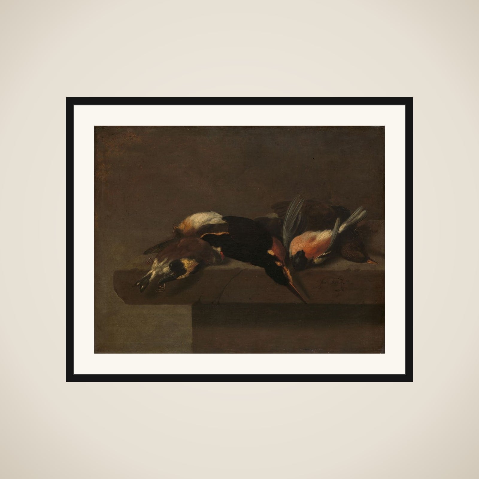 Dead Birds framed
