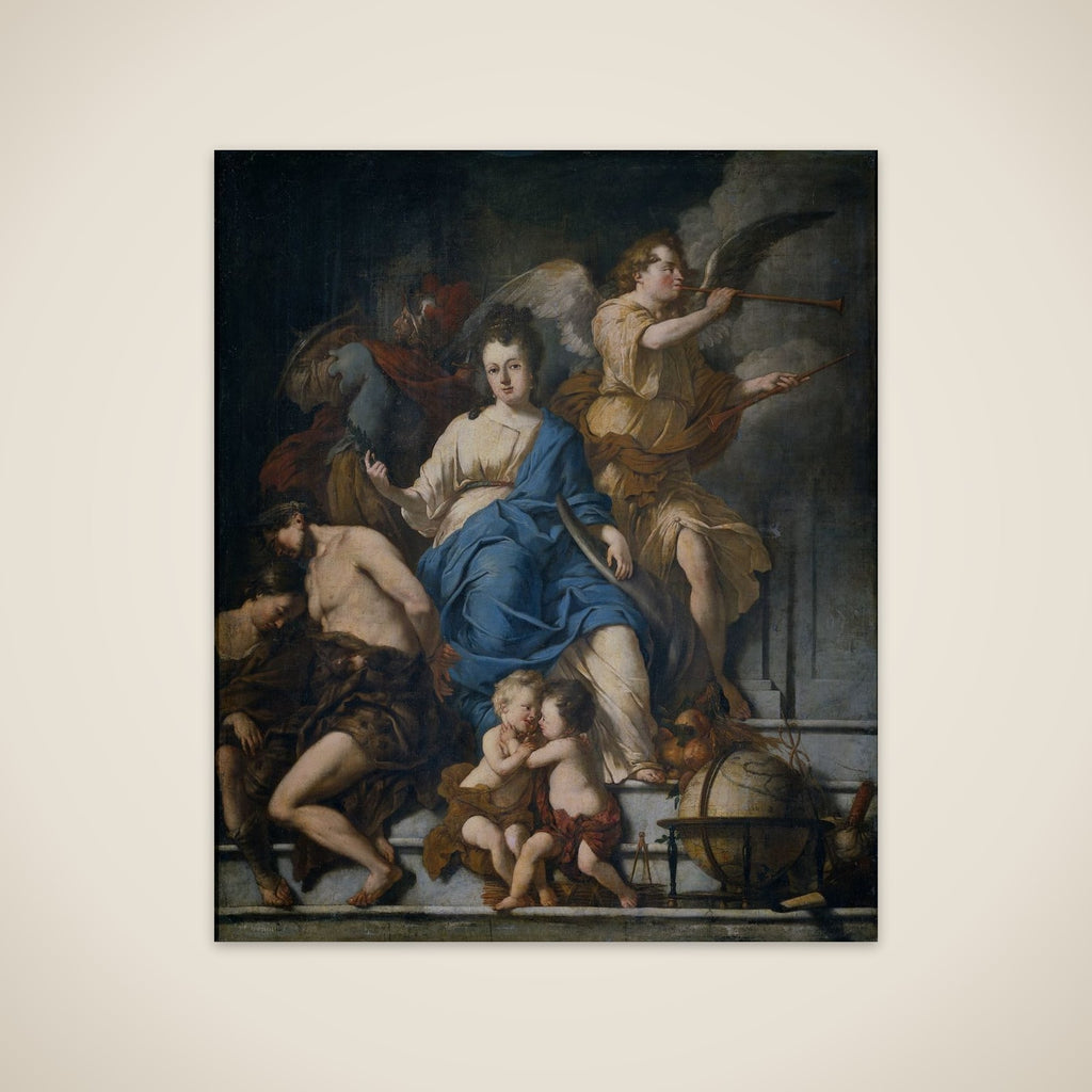 Allegory of the Treaty of Ryswick, 1697 unframed print