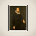 Portrait of Dirck Hasselaer (1581-1645) framed