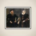 Portrait of Gillis Hooftman, Shipowner, and his Wife Margaretha van Nispen (Gilles van Eichelenberg, called Hoffman) framed