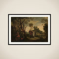 A Woman Mounts her Robber’s Horse: ‘De Gestrafte Rover’ framed